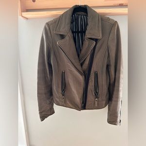 Vintage leather jacket Professionally Re-Lined Xs-S